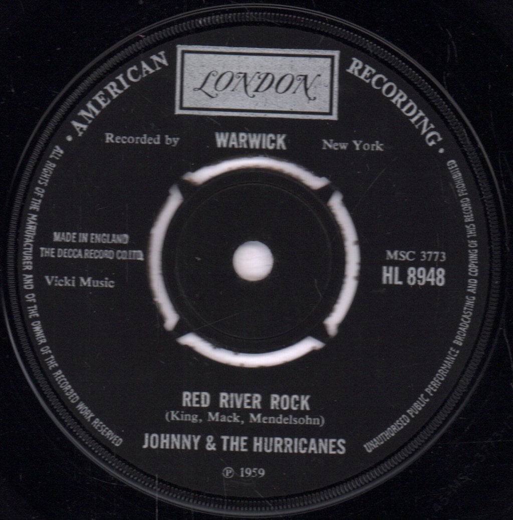 Johnny And The Hurricanes - Red River Rock - 7 Inch