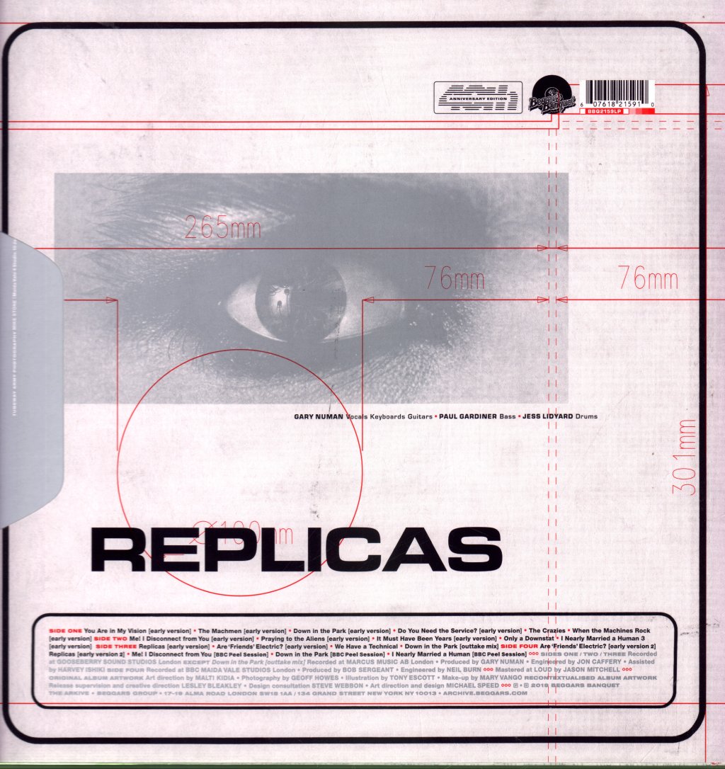 Tubeway Army - Replicas (The First Recordings) - Double Lp