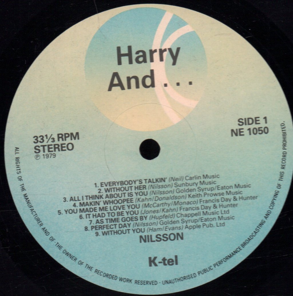 Nilsson - Harry And - Lp