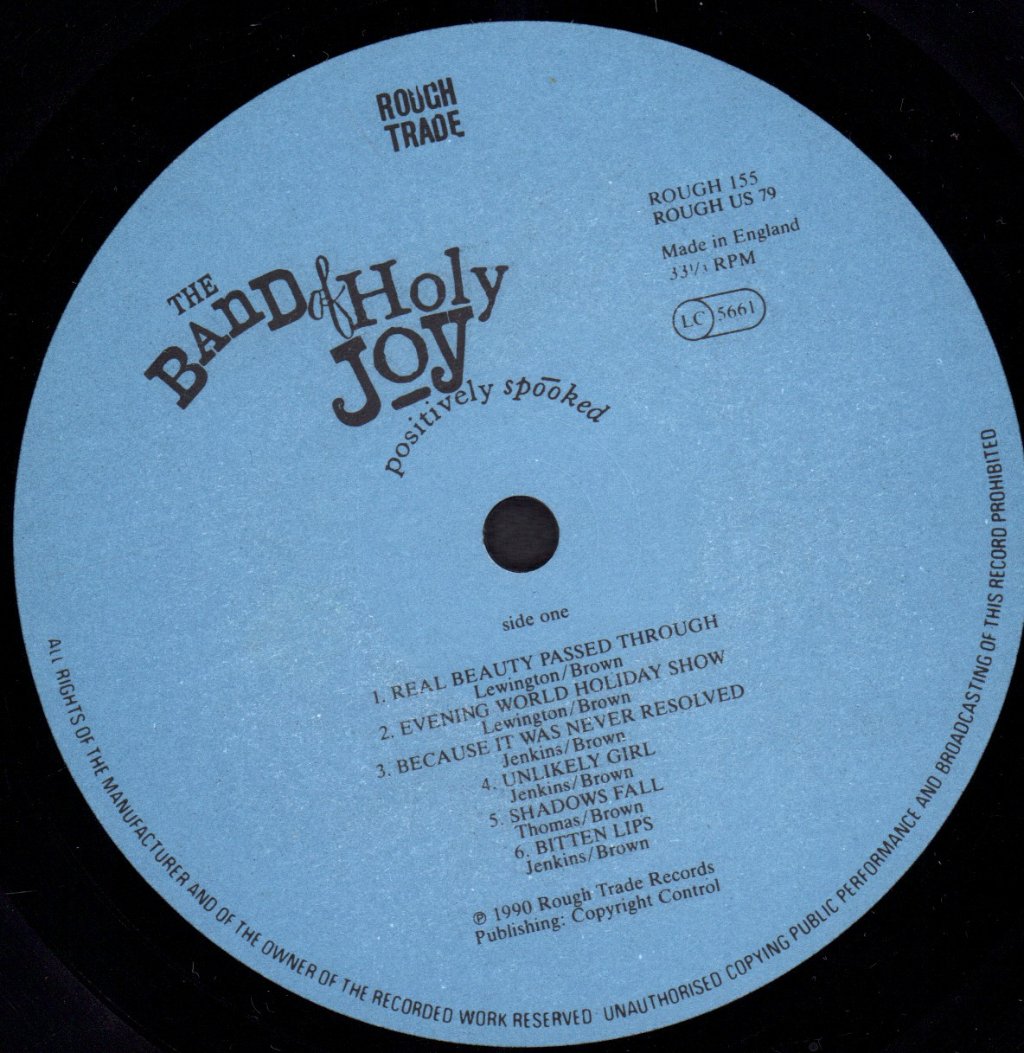 Band Of Holy Joy - Positively Spooked - Lp