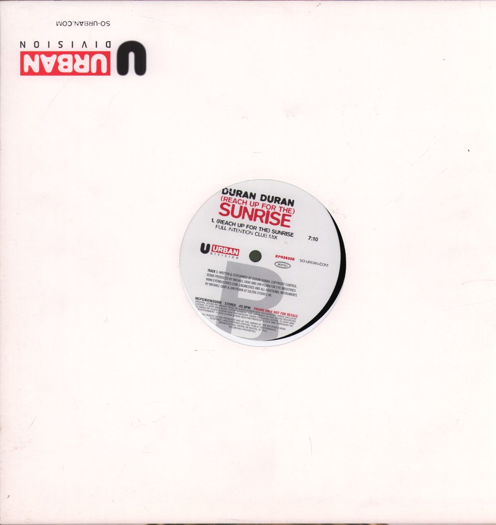 Duran Duran - (Reach Up For The) Sunrise (Remixes) - 12 Inch