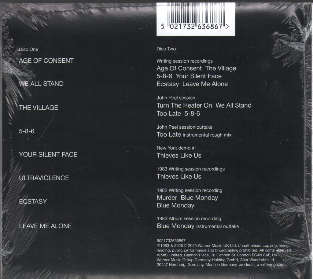 New Order - Power, Corruption and Lies (2020 Remaster) - Double Cd