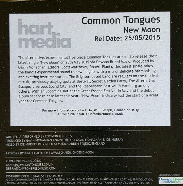 Common Tongues - New Moon - Cdr