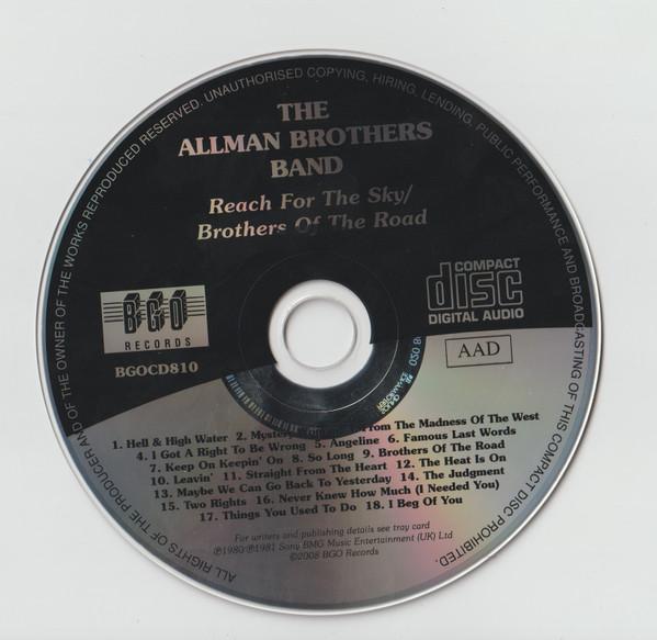 Allman Brothers Band - Reach For The Sky / Brothers Of The Road - Cd