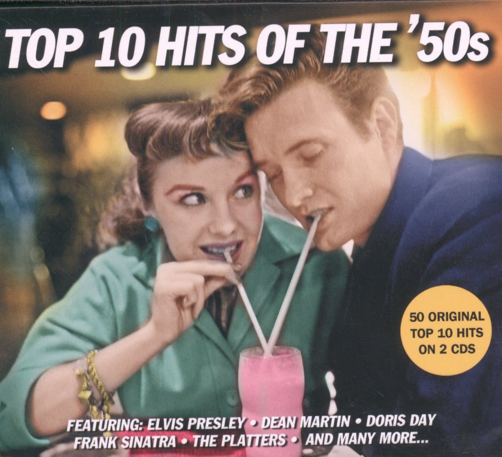 Various Artists - Top 10 Hits Of The '50s - Double Cd