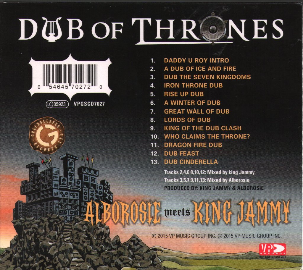 Alborosie - Dub Of Thrones - Cd