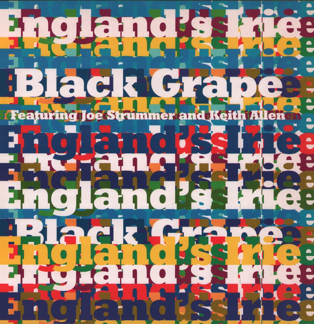 Black Grape Featuring Joe Strummer And Keith Allen - England's Irie - 12 Inch