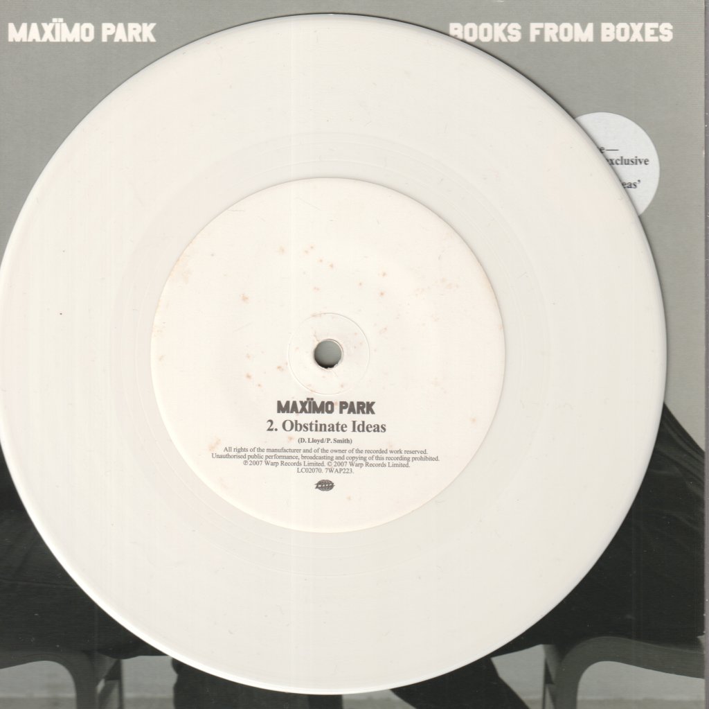 Maxïmo Park - Books From Boxes - 7 Inch