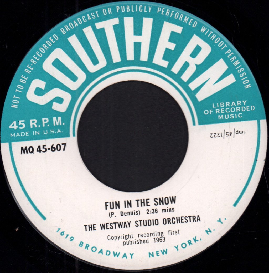 Westway Studio Orchestra - Fun In The Snow - 7 Inch