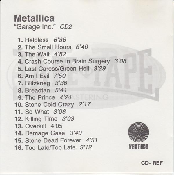 Metallica - Garage Inc. CD2 - Cdr