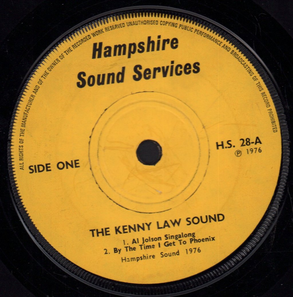 Kenny Law Sound - Kenny Law Sound - 7 Inch