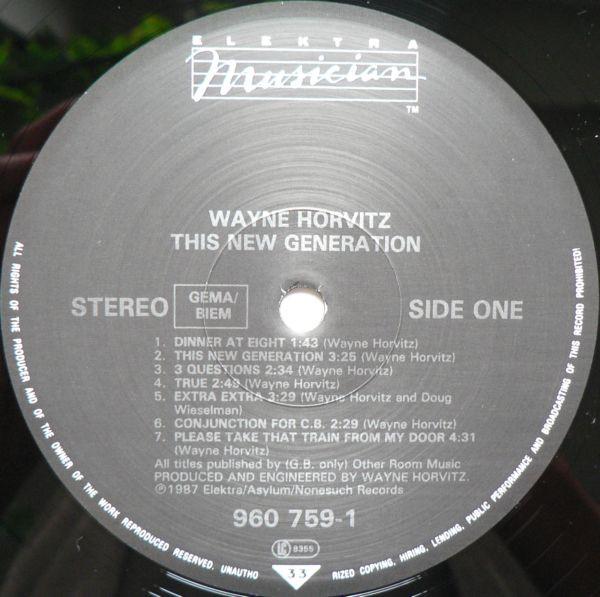 Wayne Horvitz - This New Generation - Lp