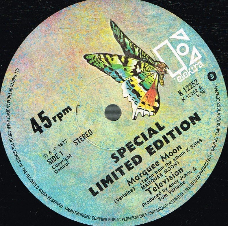 Television - Marquee Moon - 12 Inch