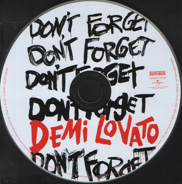 Demi Lovato - Don't Forget - Cd
