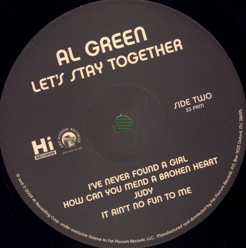 Al Green - Let's Stay Together - Lp