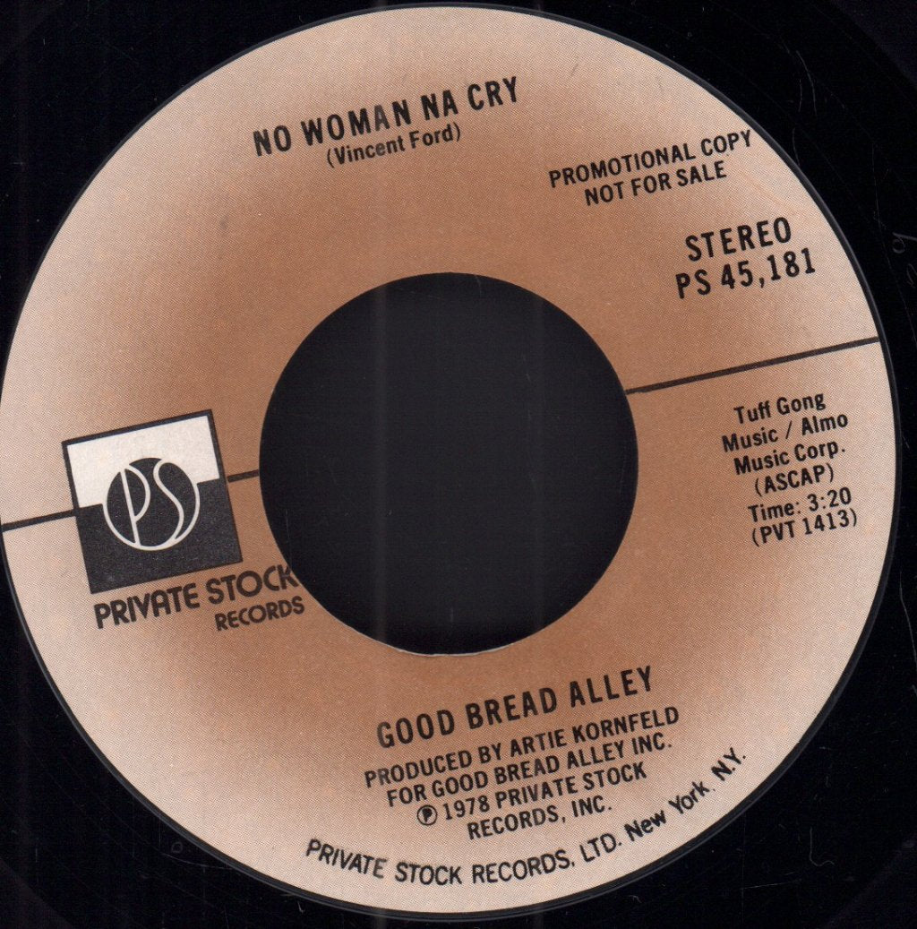 Good Bread Alley - No Woman Na Cry - 7 Inch