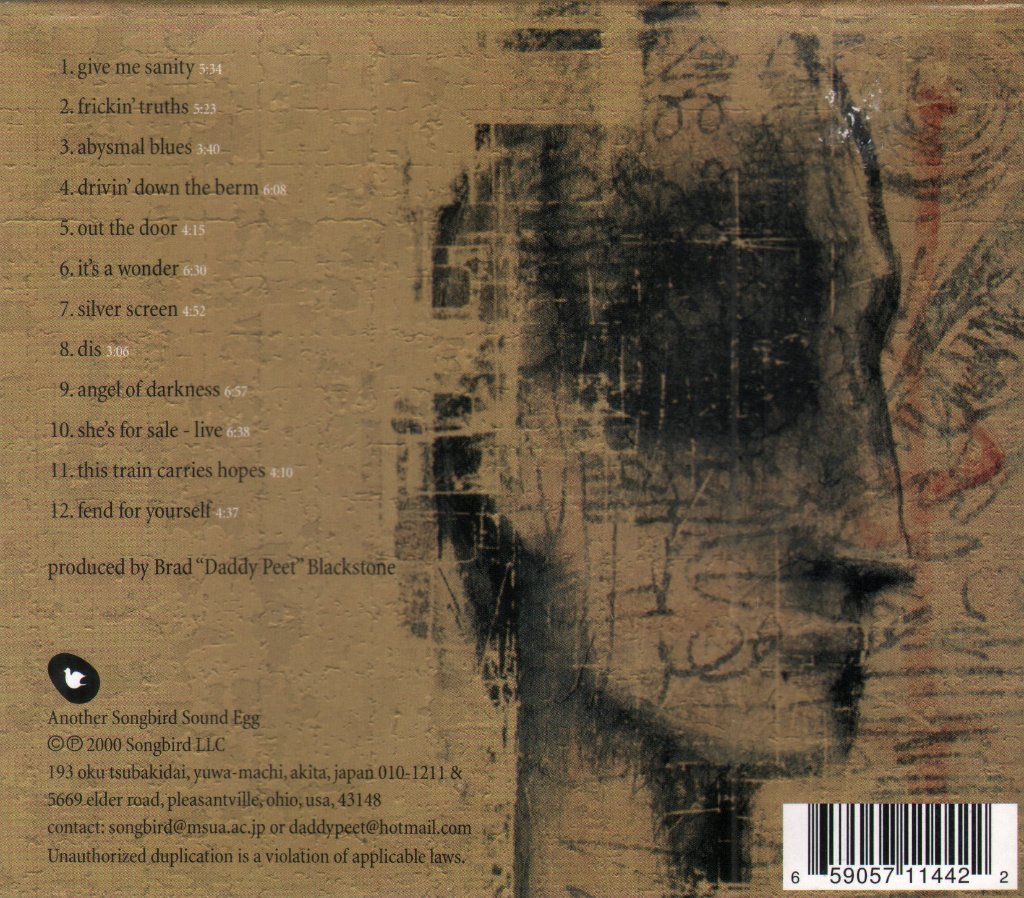 Karen Nunis Blackstone - Give Me Sanity - Cd