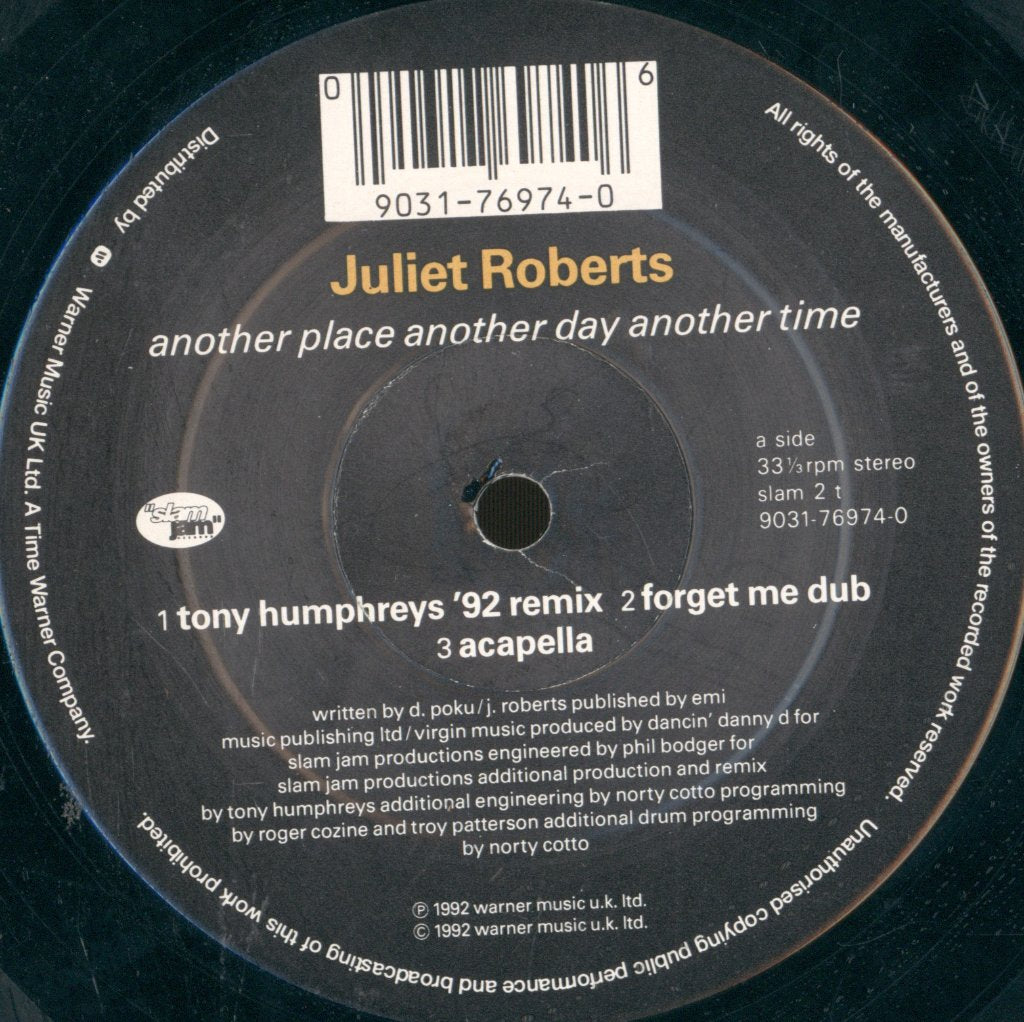 Juliet Roberts - Another Place Another Day Another Time - 12 Inch