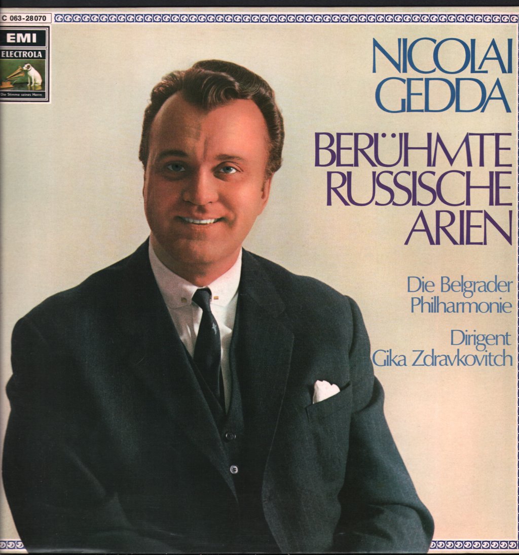 Nicolai Gedda - Berühmte Russische Arien - Lp