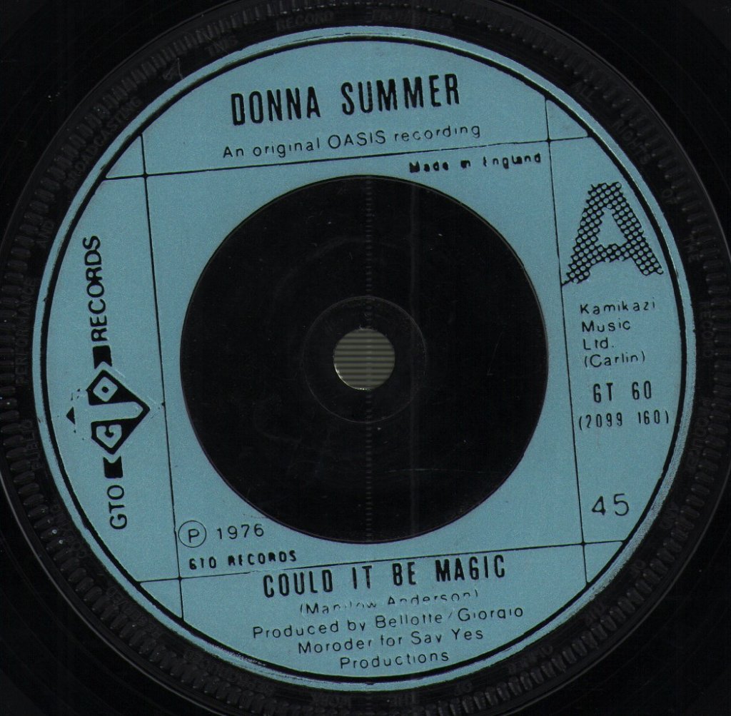 Donna Summer - Could It Be Magic - 7 Inch