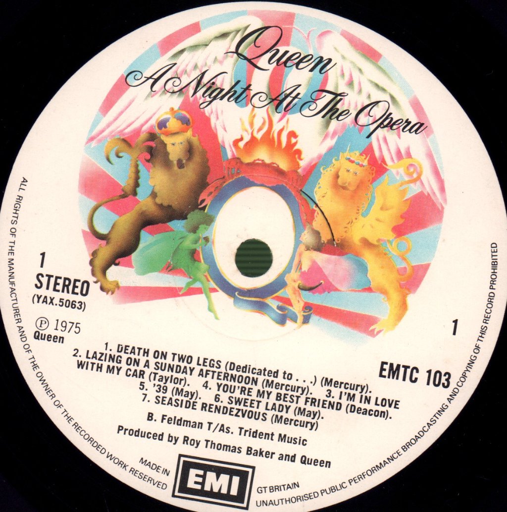 Queen - A Night At The Opera - Lp