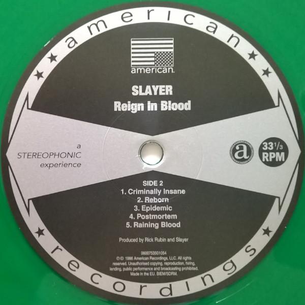 Slayer - Reign In Blood - Lp