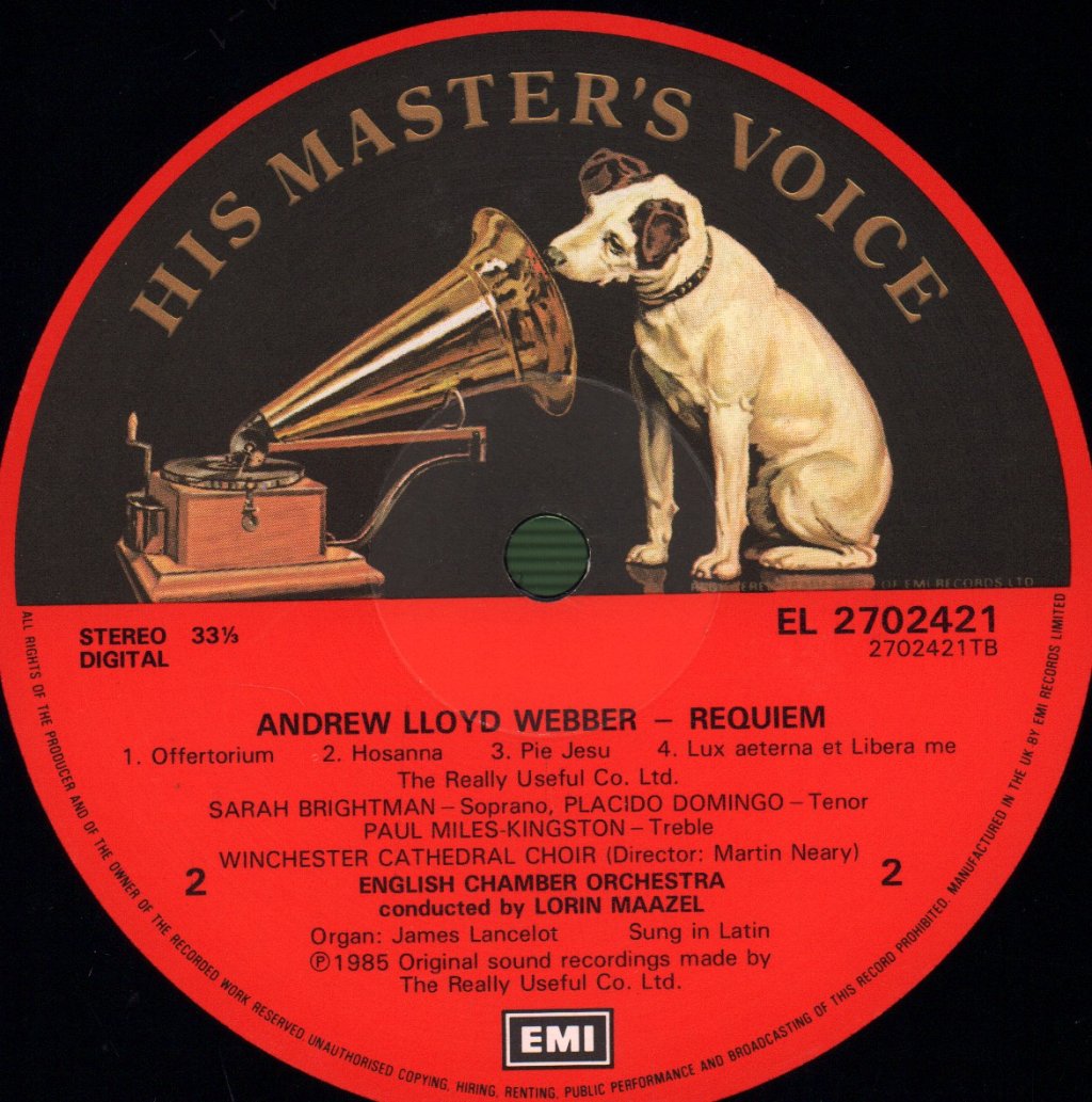 Andrew Lloyd Webber - Requiem - Lp