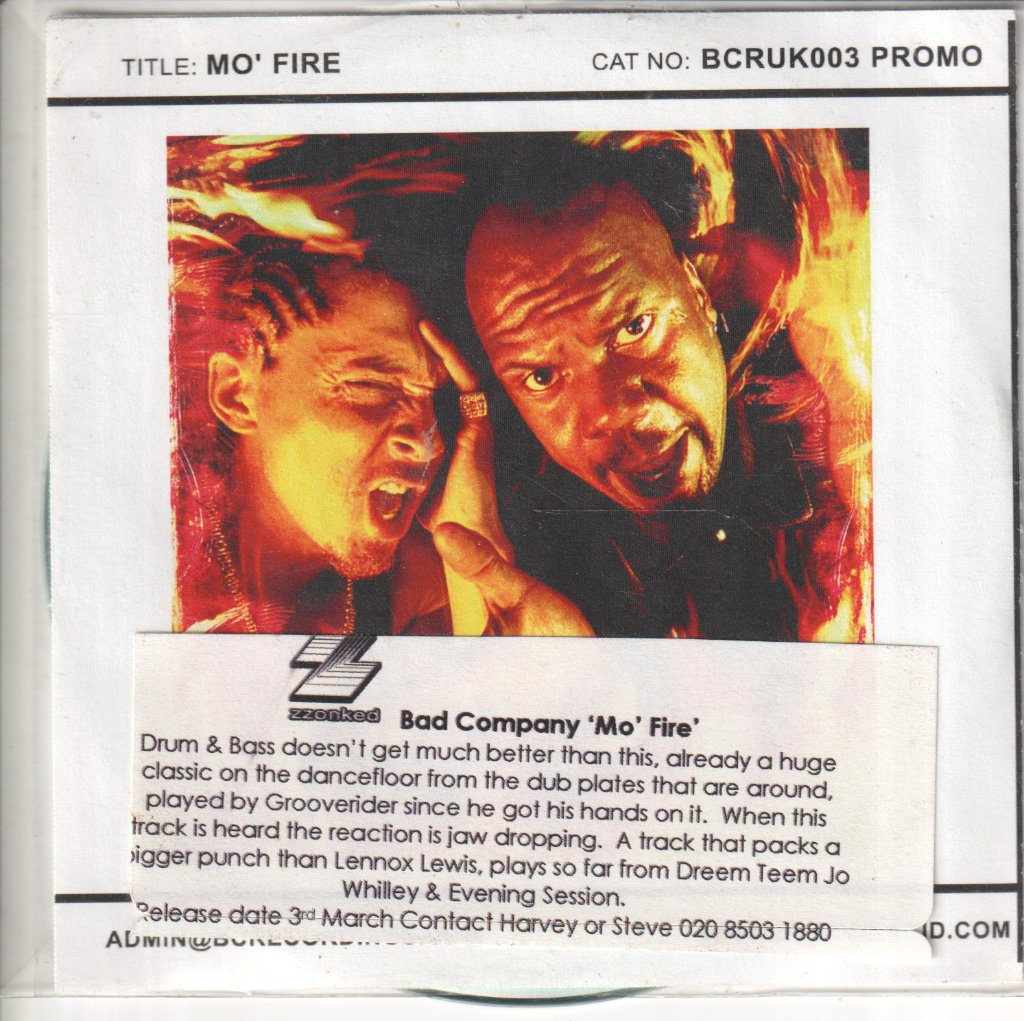 Rawhill Cru / Bad Company - Mo' Fire - Cdr