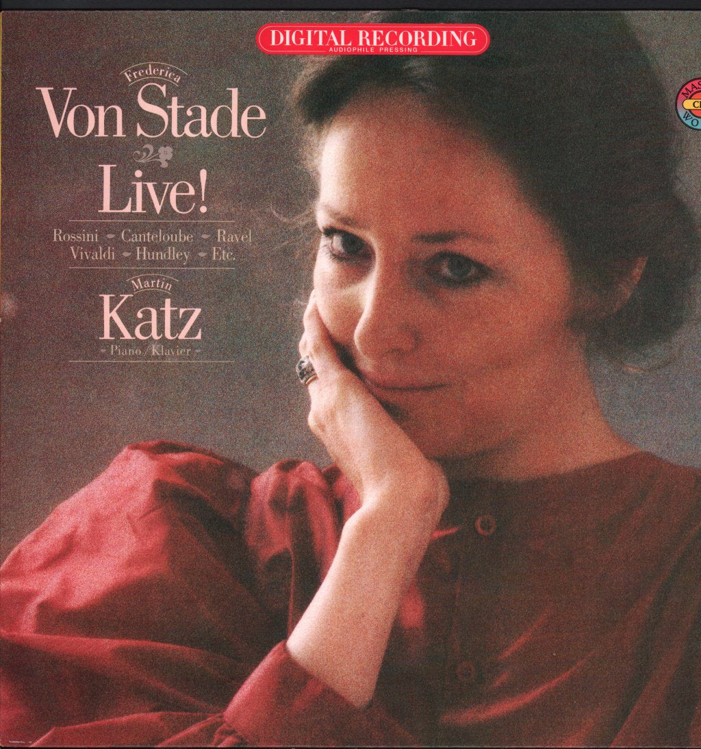 Frederica von Stade / Martin Katz - Live! - Lp