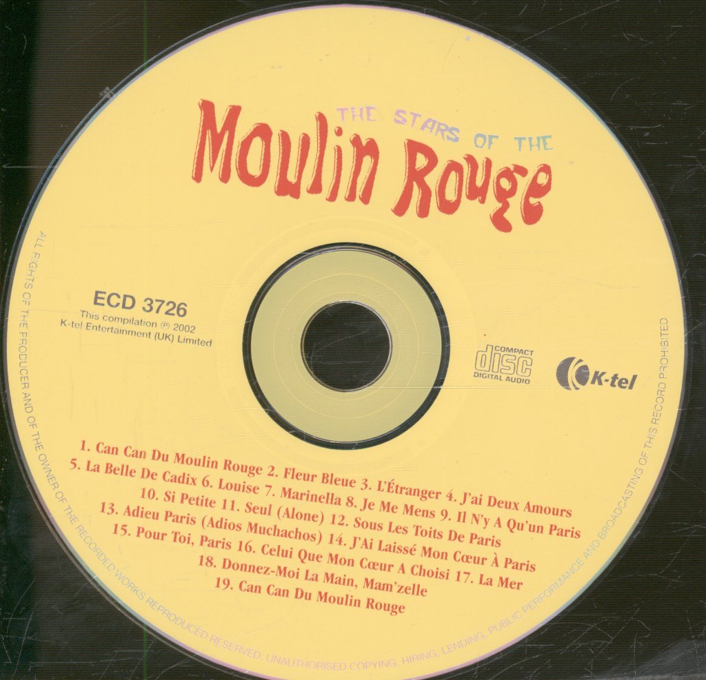 Various Artists - Stars Of Moulin Rouge - Cd