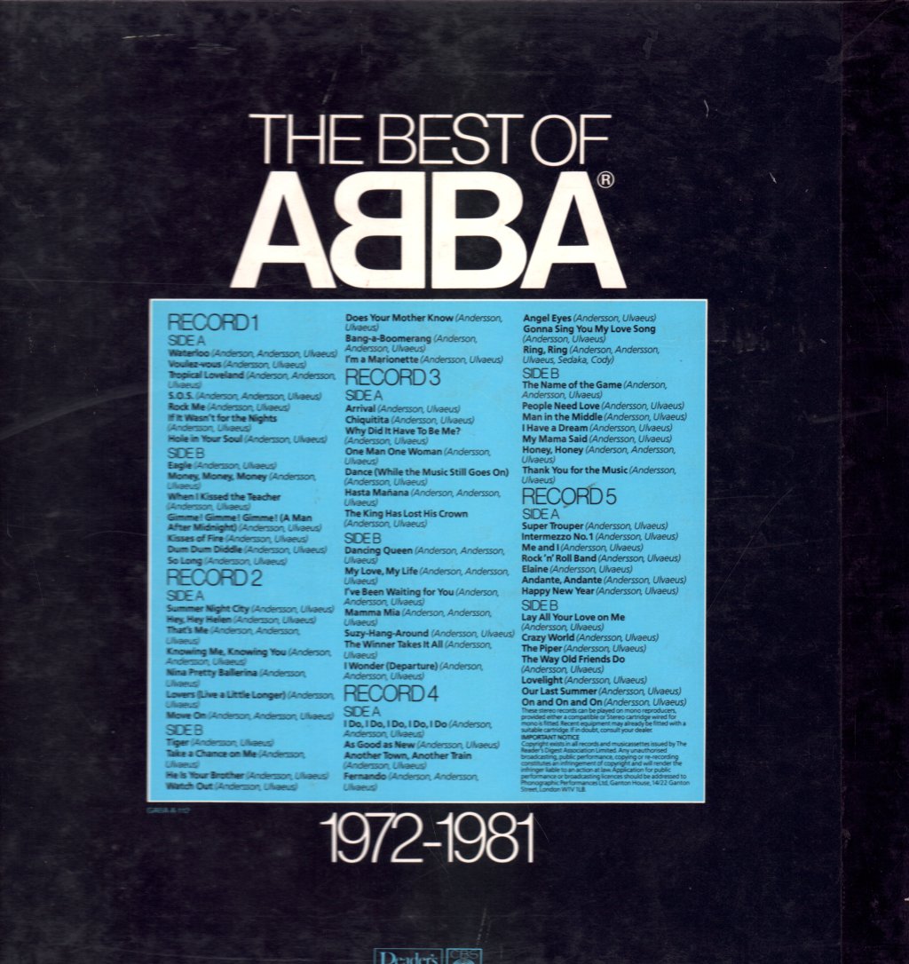 ABBA - Best Of ABBA - Lp Set