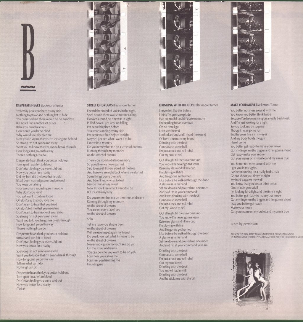 Rainbow - Bent Out Of Shape - Lp