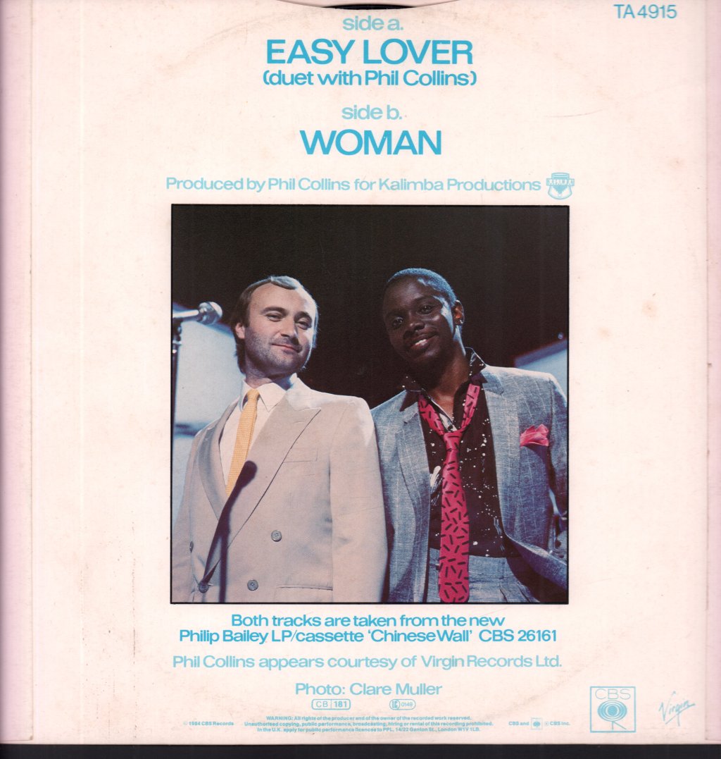 Philip Bailey And Phil Collins - Easy Lover - 12 Inch