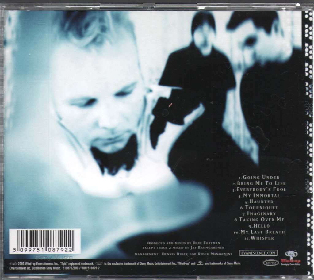 Evanescence - Fallen - Cd