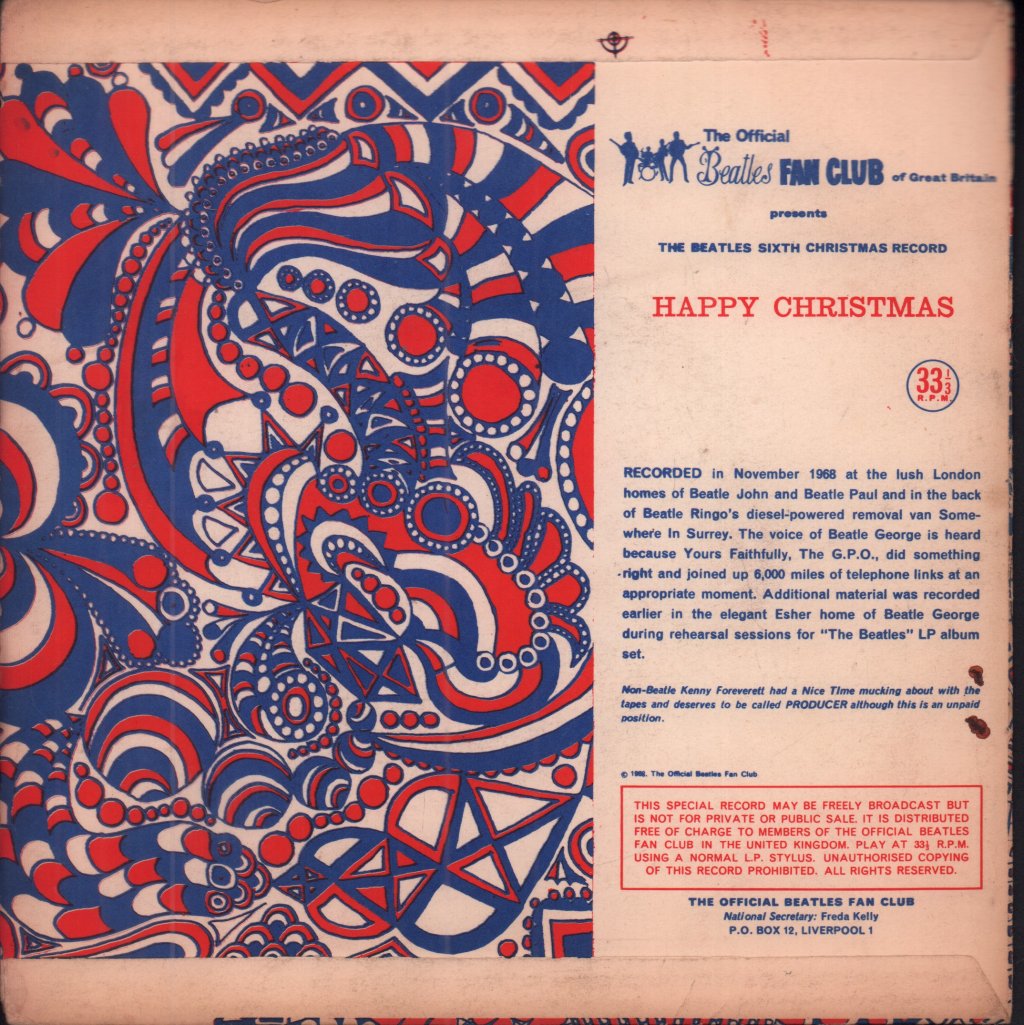 Beatles - Christmas 1968 - 7 Inch