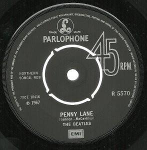 Beatles - Strawberry Fields Forever - 7 Inch