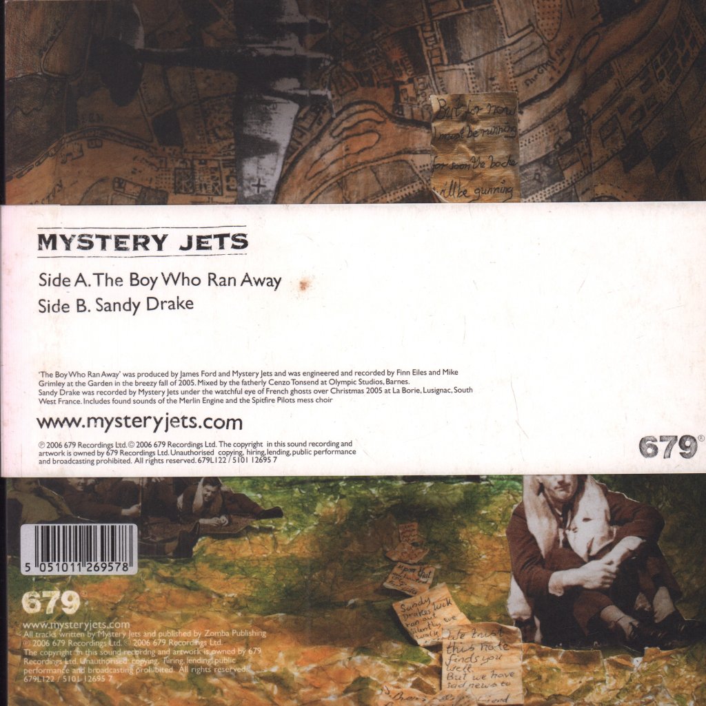 Mystery Jets - Boy Who Ran Away - 7 Inch