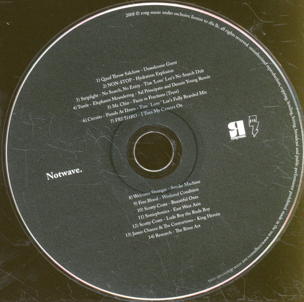 Various Artists - Notwave. - Cd