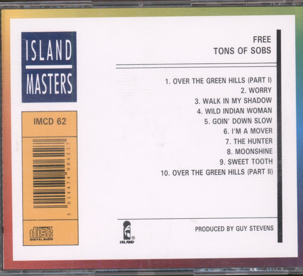 Free - Tons Of Sobs - Cd