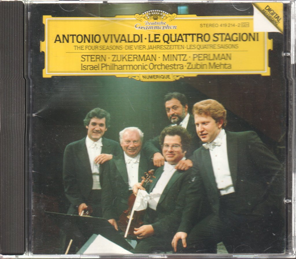 Israel Philharmonic Orchestra, Zubin Mehta - Vivaldi - Le Quattro Stagioni = The Four Seasons = Les Quatre Saisons - Cd