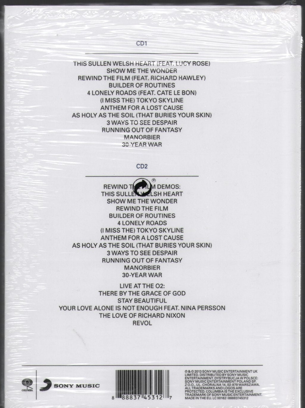 Manic Street Preachers - Rewind The Film - Cd