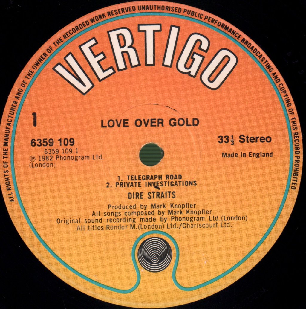Dire Straits - Love Over Gold - Lp