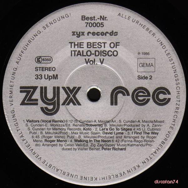 Various Artists - Best Of Italo-Disco Vol. 5 - Double Lp
