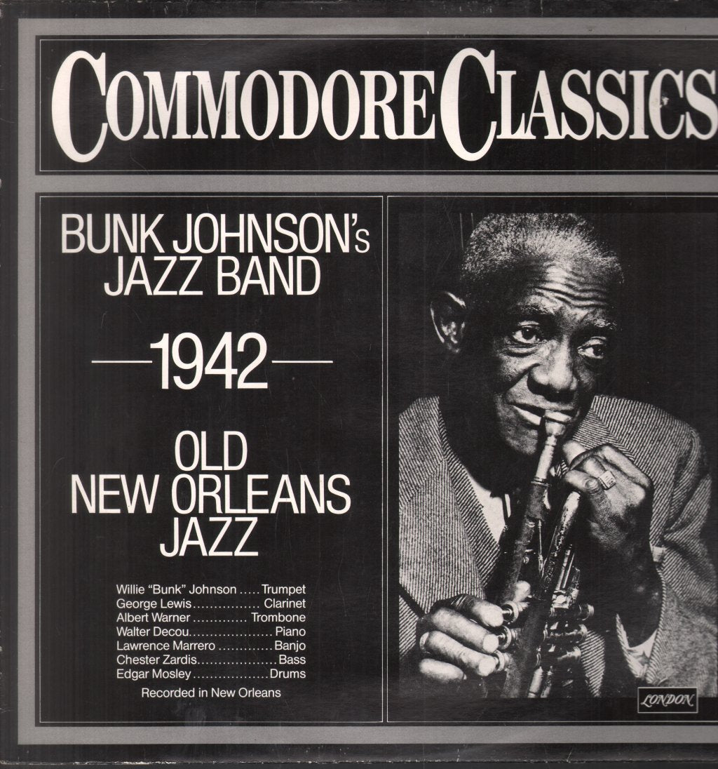 Bunk Johnson And His New Orleans Jazz Band - 1942 Old New Orleans Jazz - Lp