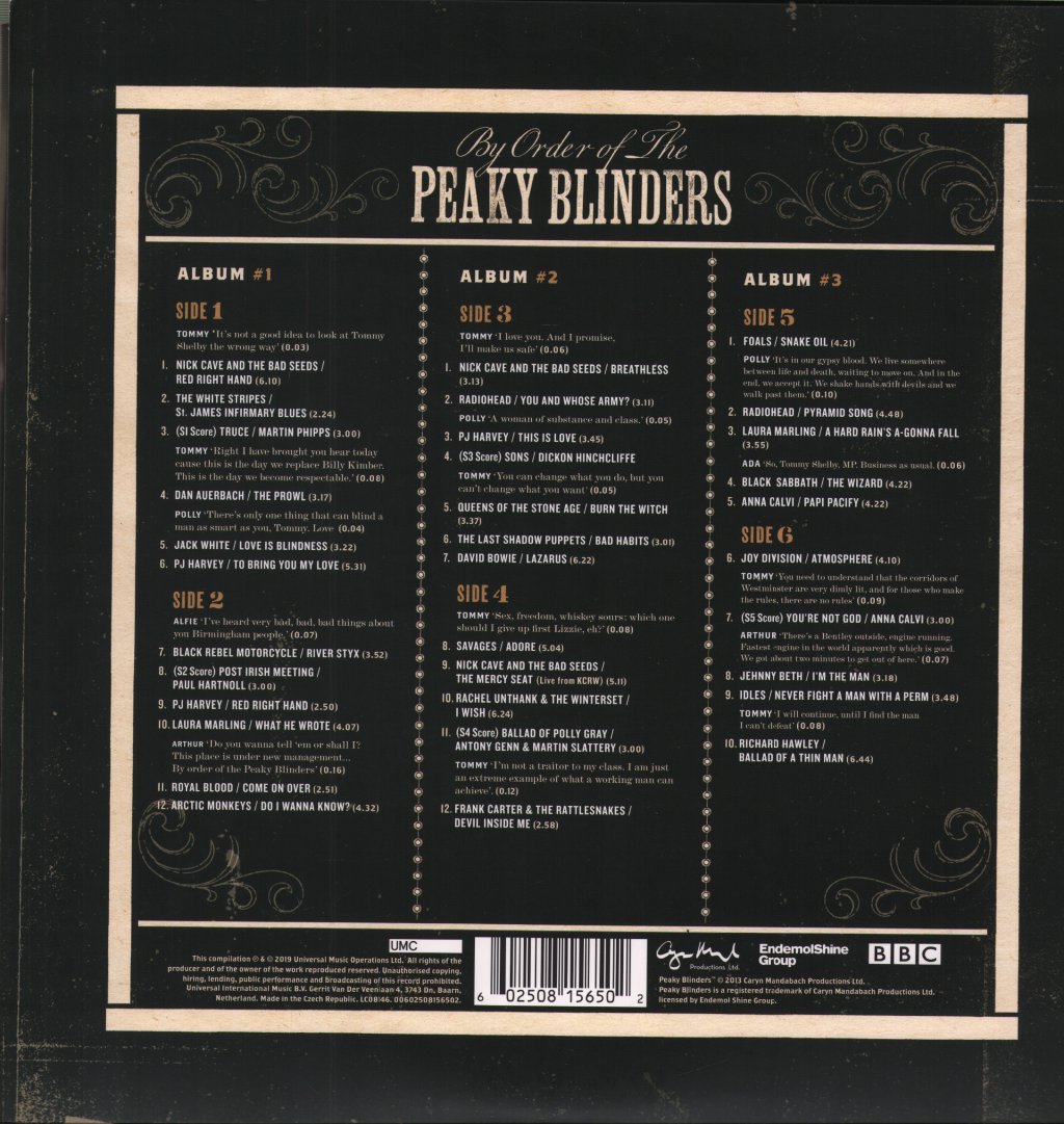 Various Artists - Peaky Blinders (The Official Soundtrack) - Triple Lp