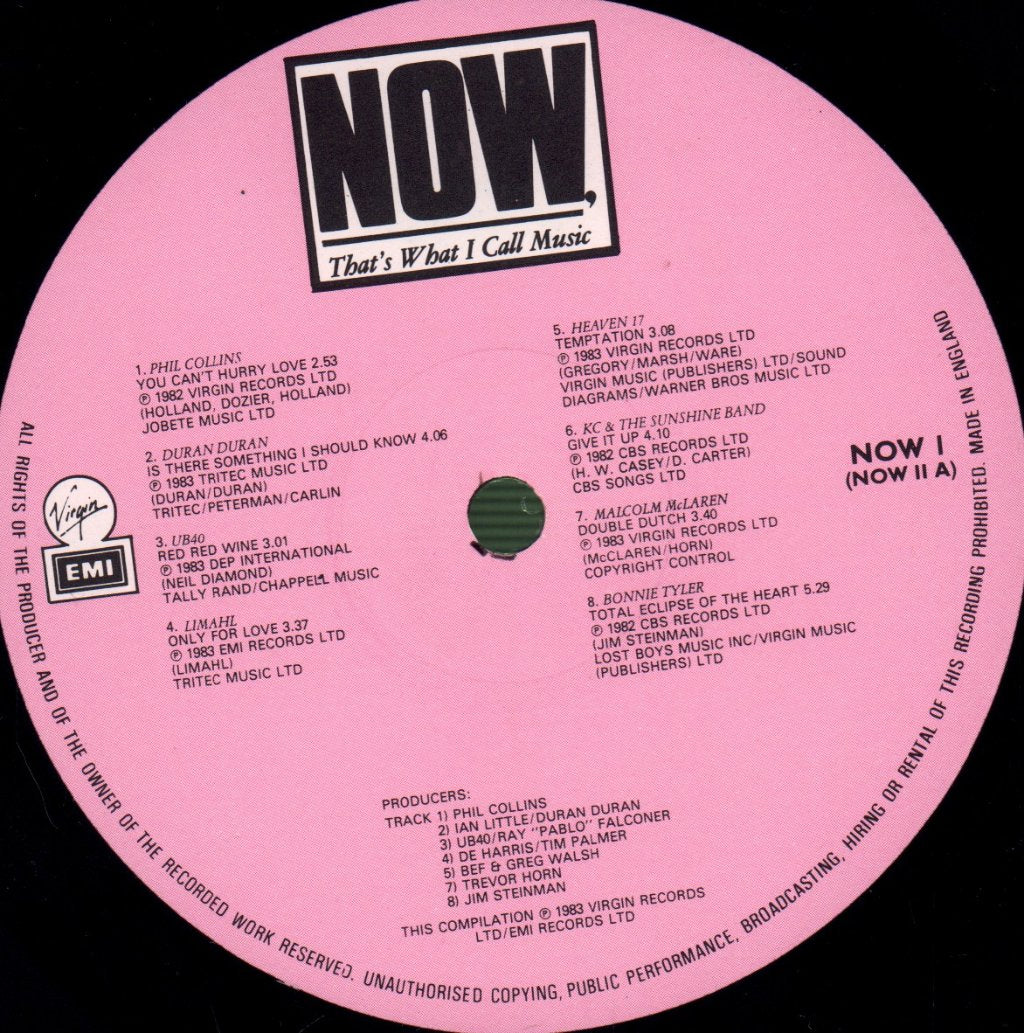 Various Artists - Now That's What I Call Music - Double Lp