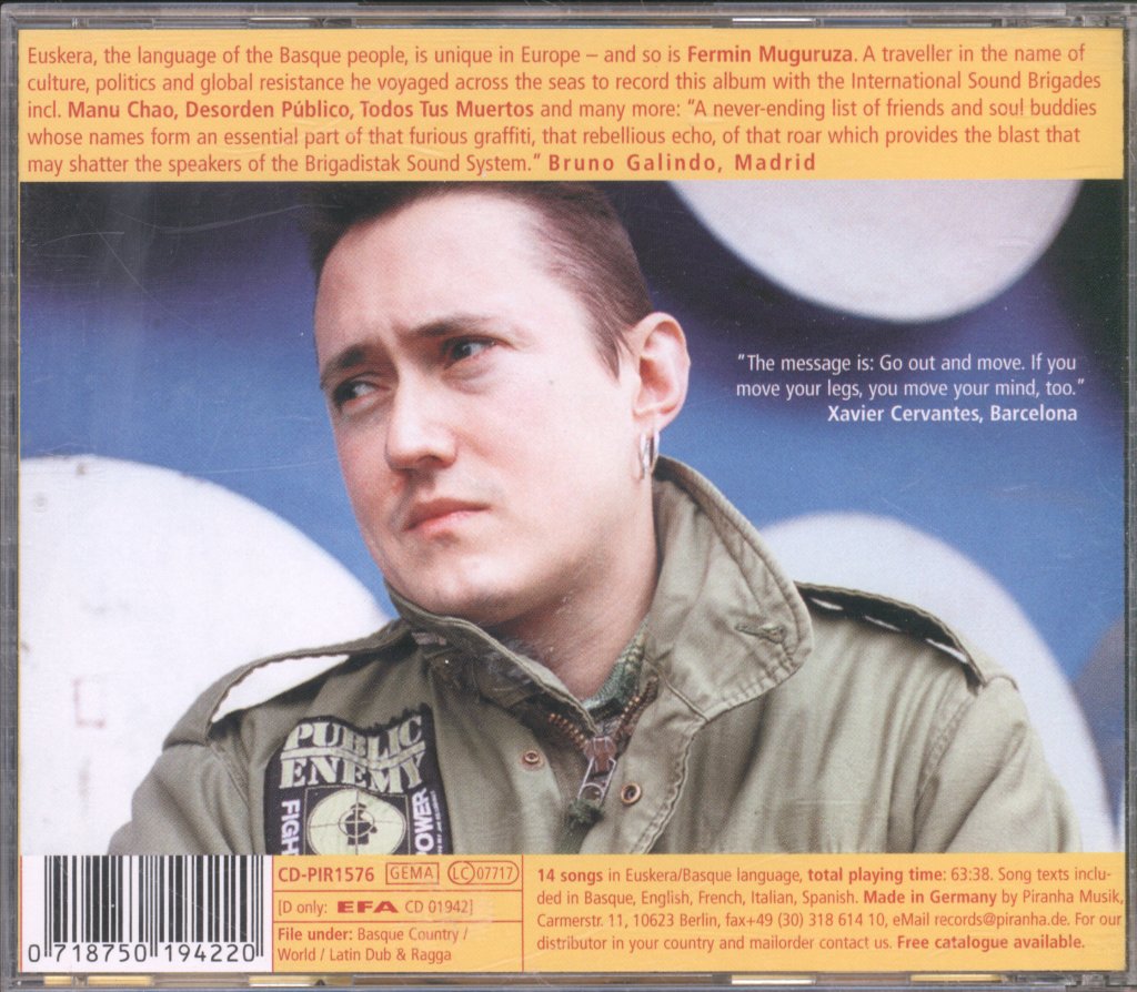 Fermin Muguruza - Brigadistak Sound System - Cd