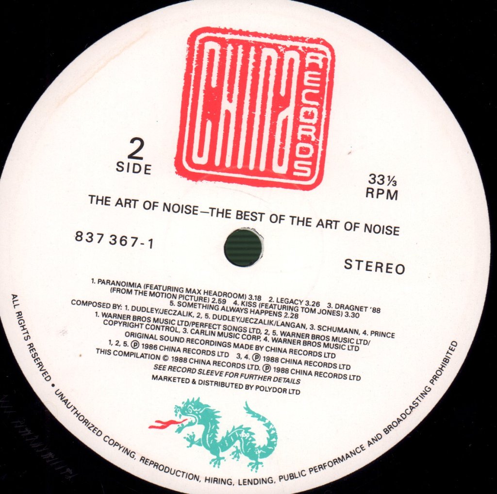 Art Of Noise - Best Of The Art Of Noise - Lp
