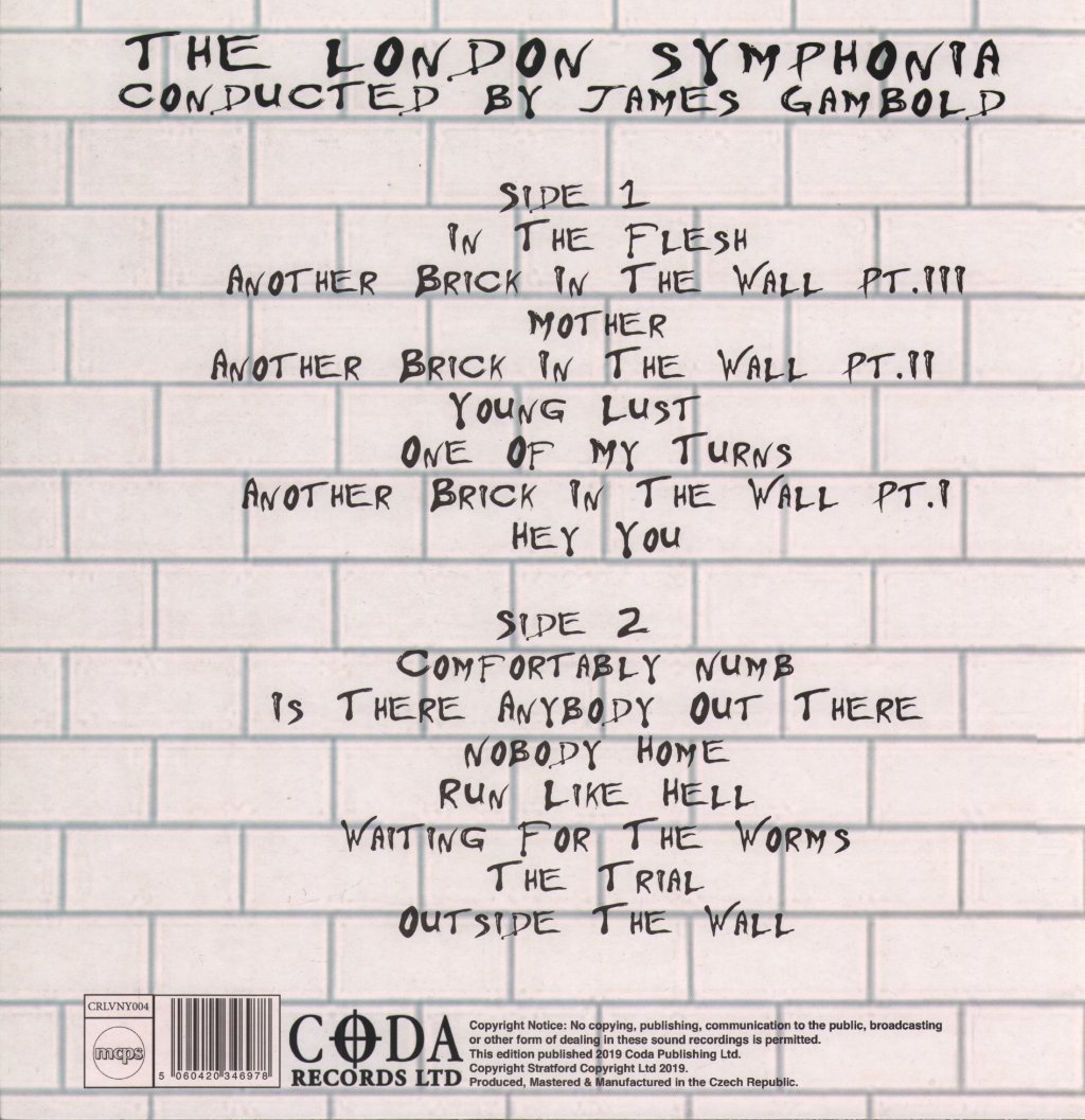 London Symphonia - Wall For Chamber Orchestra - Lp