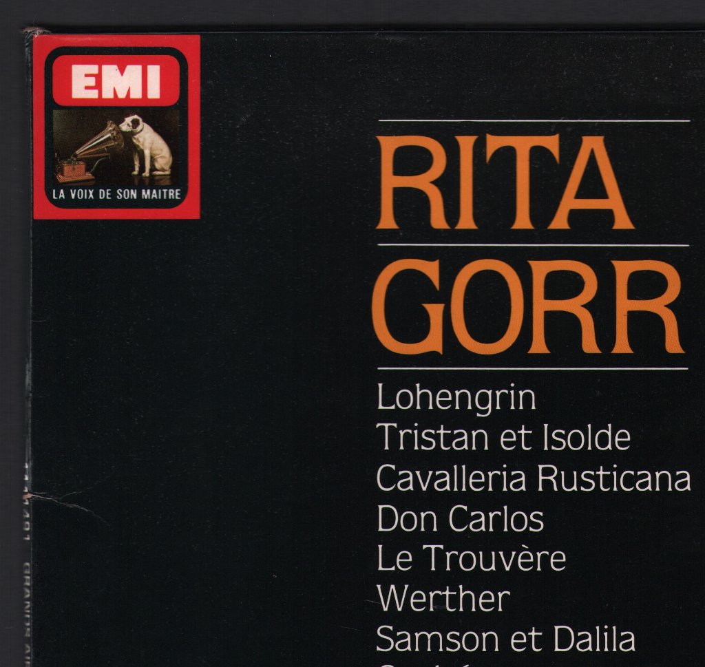 Rita Gorr / Orchestre Du Theatre National De L'Opera / Andre Cluytens - Grands Airs Lyriques - Lp